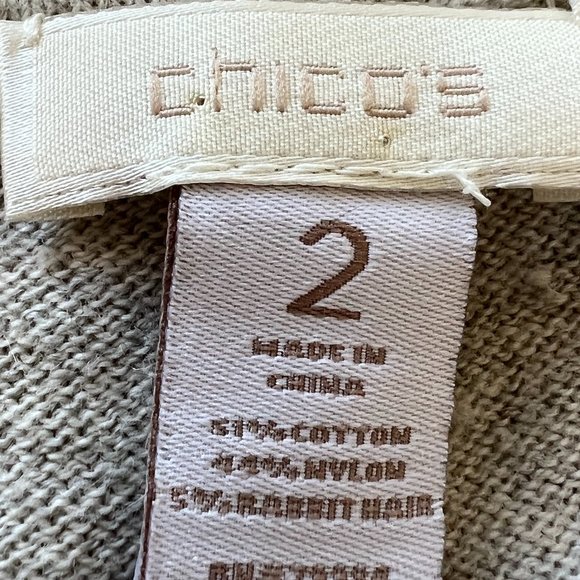 Chico's Heathered Sweater Cami Size Large (Chico's 2 see last image) - Picture 5 of 7